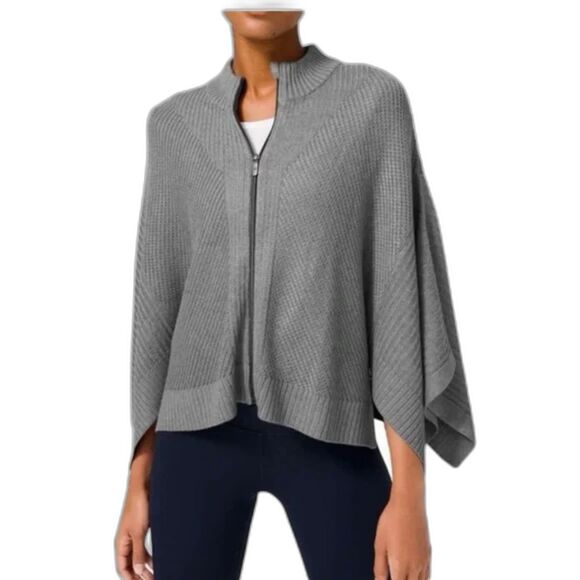 Lululemon Softer Still Oversized Wrap - Heathered Asphalt Gray M/L - Picture 1 of 10